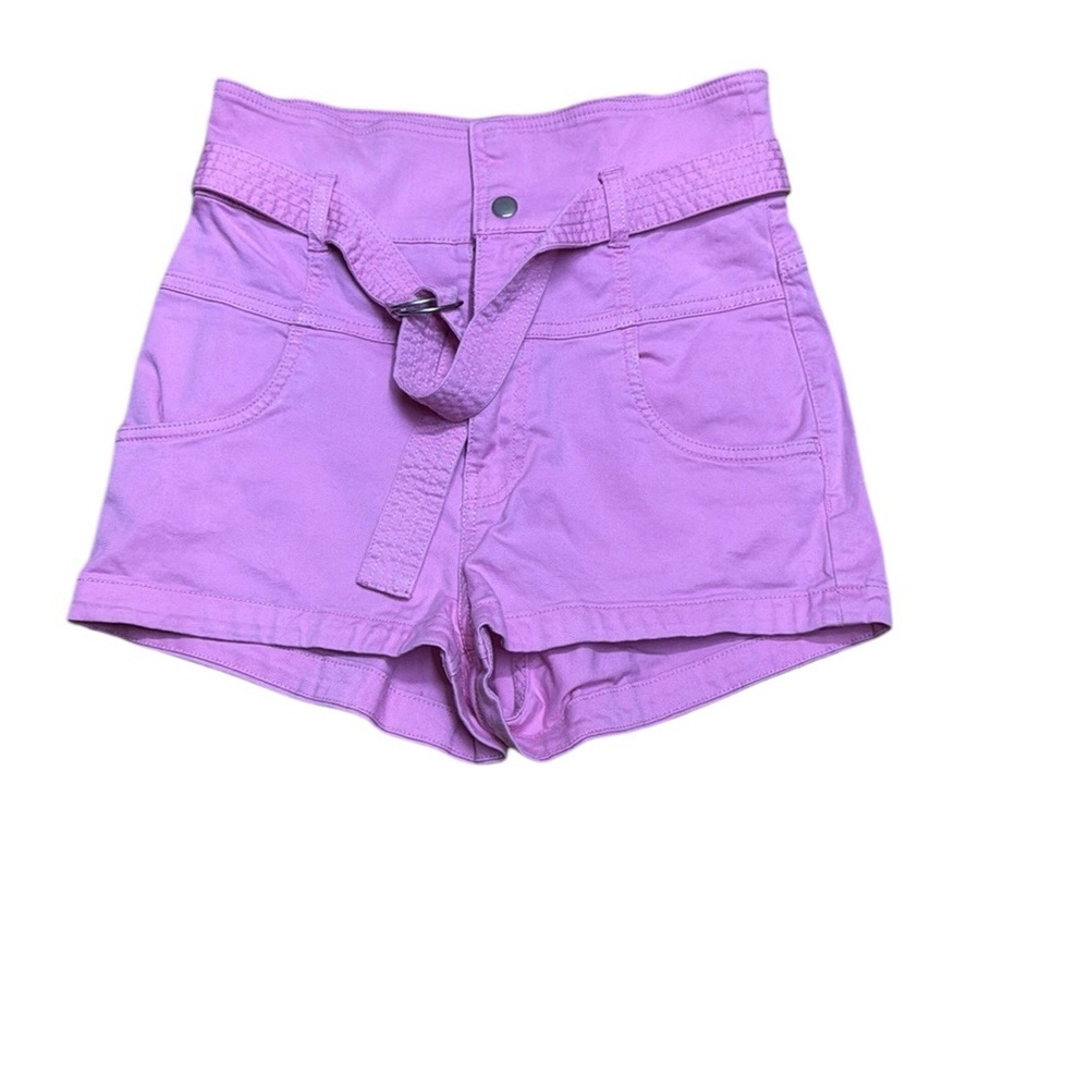 H&M .  Pink Jean Shorts Slim Fit